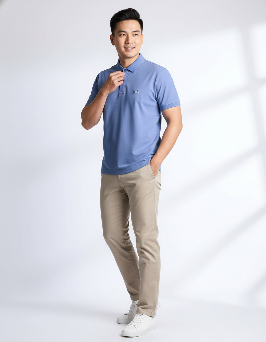 Áo Polo Nam Slim Fit Màu Hr4-F027-23