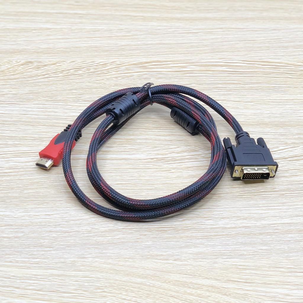 Dây cáp 1 đầu HDMI 1 đầu DVI dài 1.5m