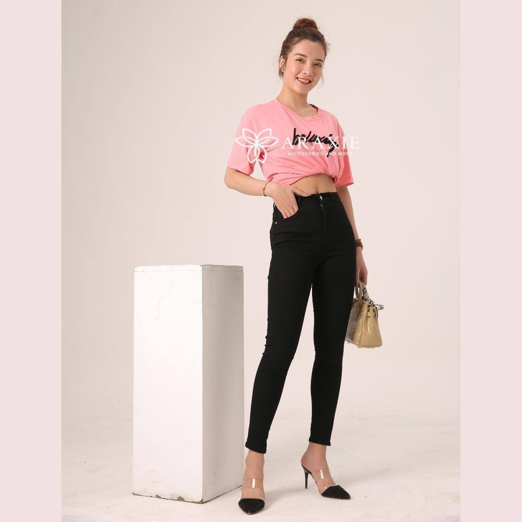 Quần Jeans Nữ Skinny Lưng Cao -SKD-01