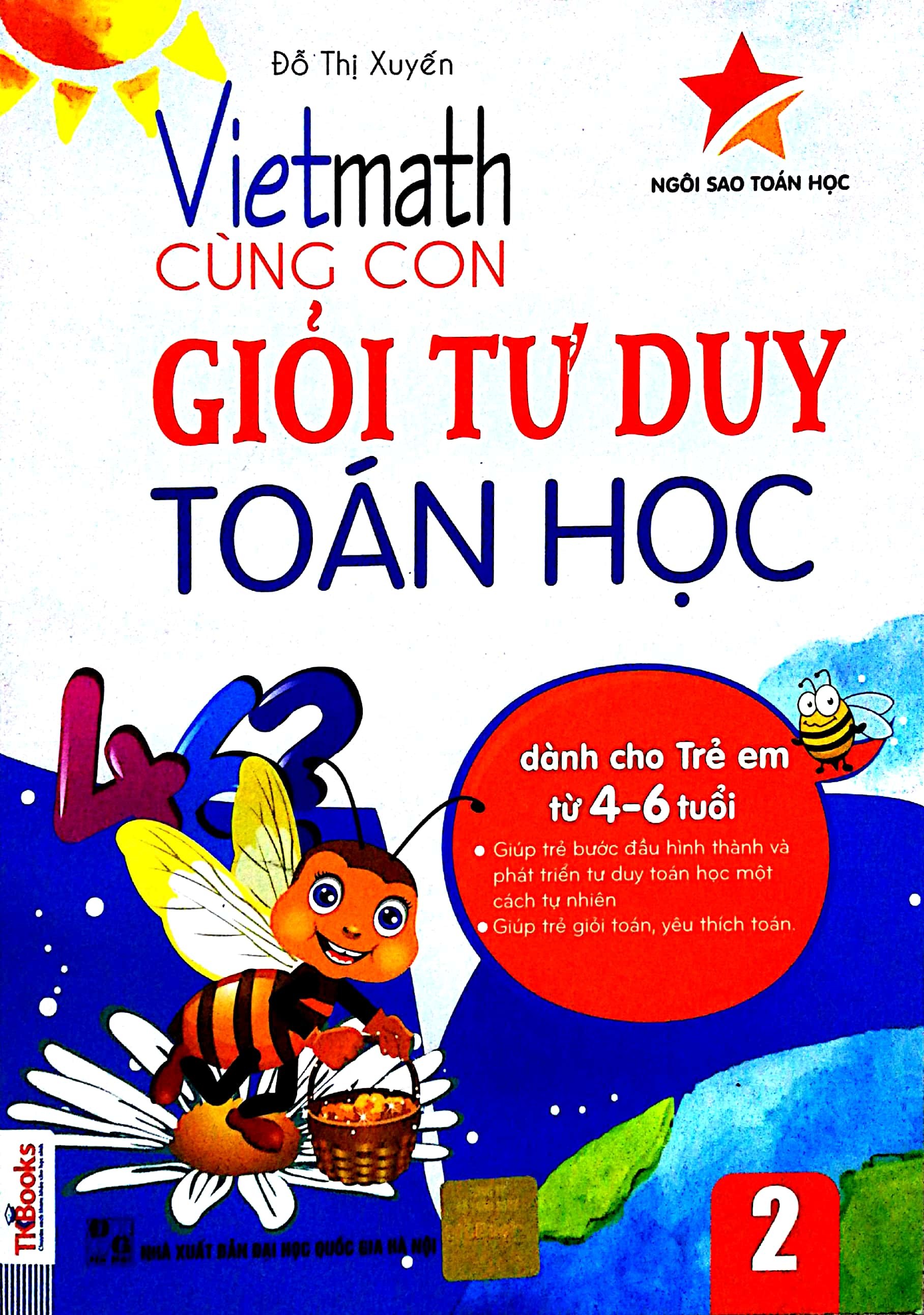 Combo 5 cuốn sách Vietmath cùng con giỏi tư duy toán học