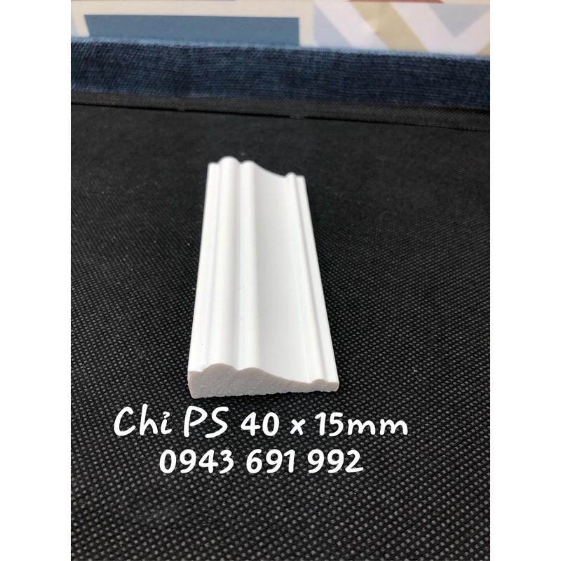 Chỉ nhựa composite bản 4cm màu trắng hoàn thiện bề mặt
