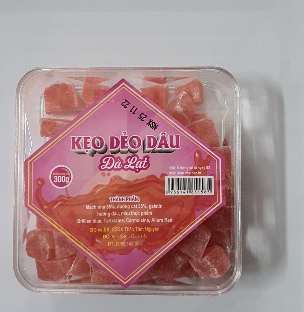 Kẹo dẻo Đà Lạt các vị 300g (khoai môn,bắp,nha đam,dâu)