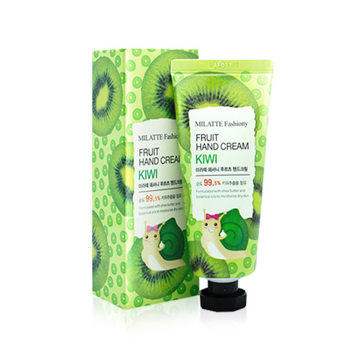 KEM DƯỠNG DA TAY NGĂN NGỪA LÃO HÓA CHIẾT XUẤT KIWI MILATTE FASHIONY FRUIT HAND CREAM - KIWI 60g