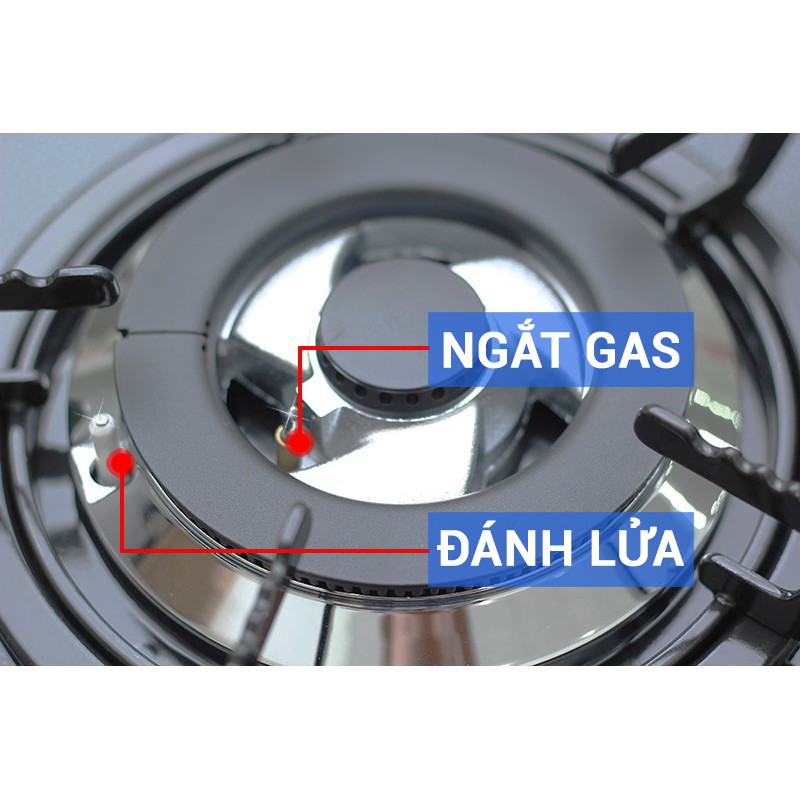 Bếp gas âm Rinnai RVB-2BGN - Chén đồng có đầu hâm, Ngắt gas tự động - Hàng chính hãng