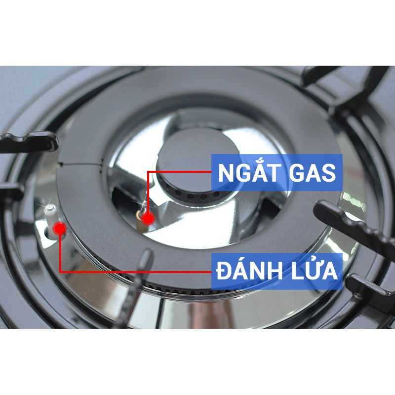 Bếp gas âm Rinnai RVB-2BG(W)N - Chén đồng có đầu hâm, Ngắt gas tự động - Hàng chính hãng