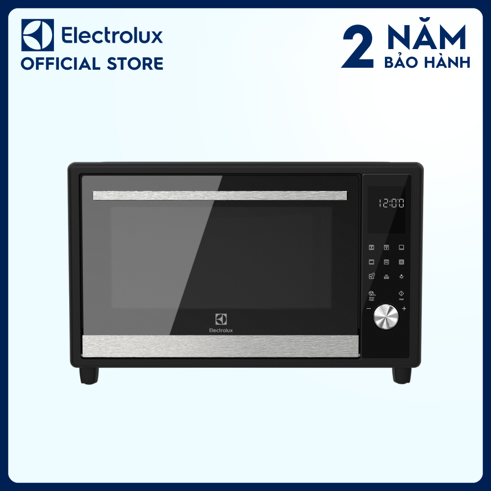 Lò nướng điện để bàn Electrolux 40L - EOT40DBD - Chức năng đối lưu, 11 chương trình tự động cài sẵn, nấu liên tục trong 8 giờ [Hàng Chính Hãng]