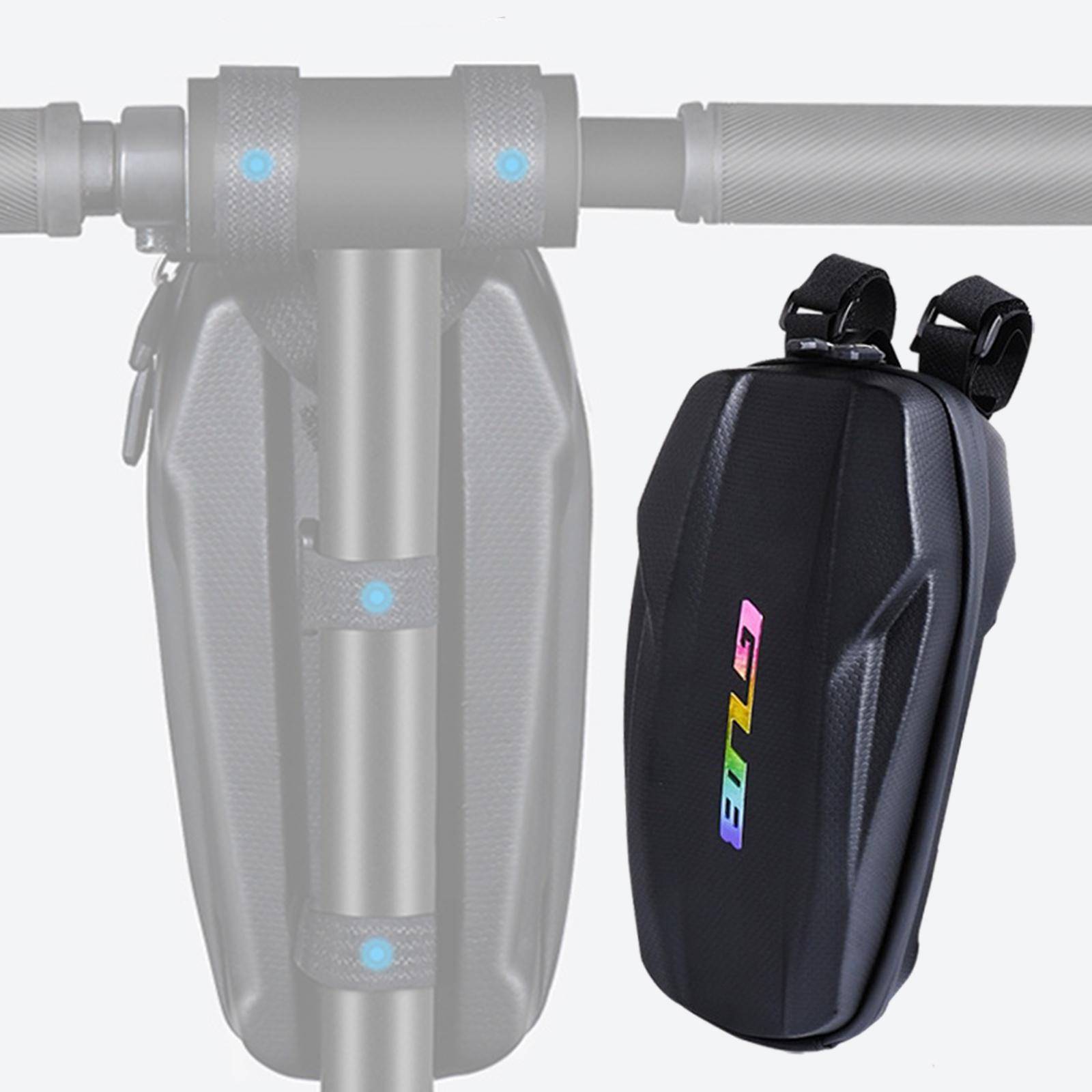 Scooter Storage Bag Scooter Front Hanging Bag Waterproof Scooter Handlebar Bag Folding Bike EVA Hard Shell Frame Bag