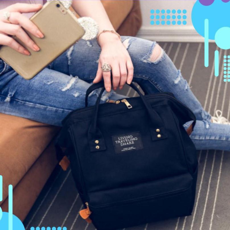 ️ Deal Sốc ️ Balo vải, Balo Living dày đẹp thời trang 208030