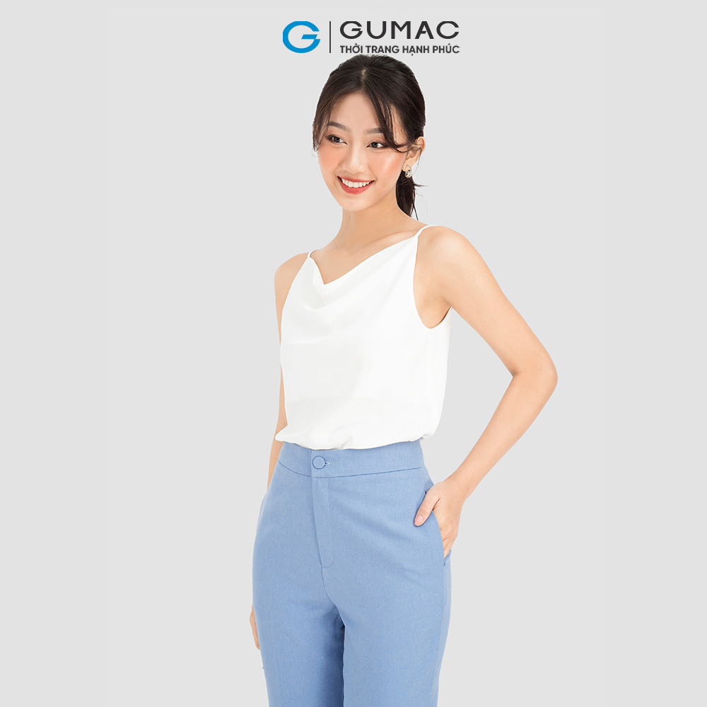 Quần tây nữ GUMAC QC08026 ống đứng lai xẻ