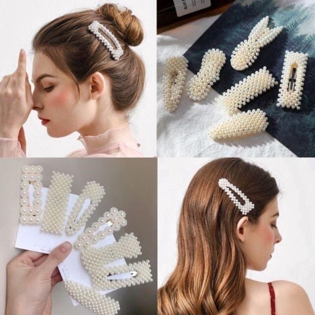1 Chiếc Kẹp Tóc Đính Đá Giao Mẫu Ngẫu Nhiên
