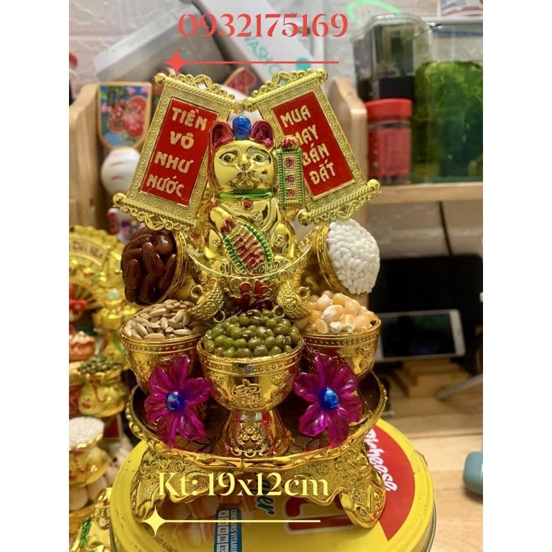 Tháp tỏi ngũ đậu- Mèo chiêu tài cầu mua may bán đắt