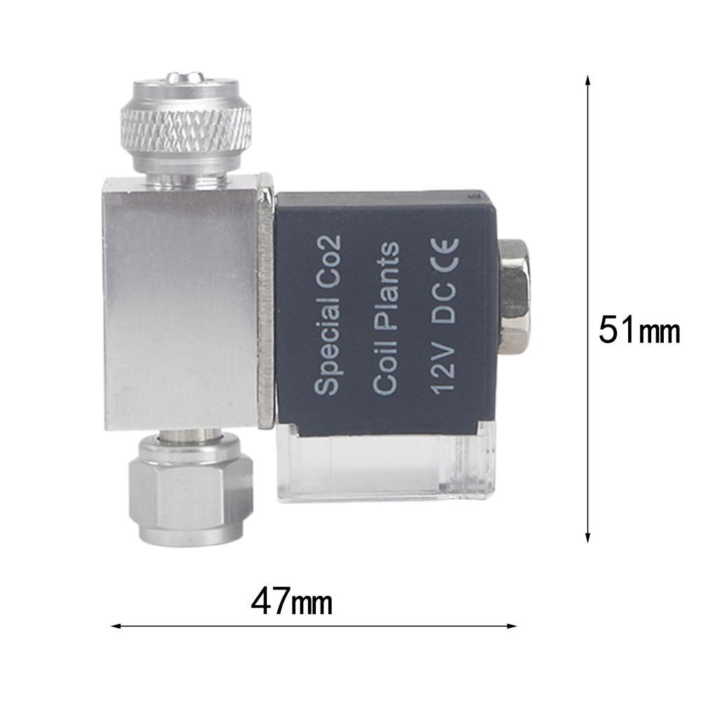 CO2 Aquarium Electric Solenoid Valve Magnetic Valve US Plug