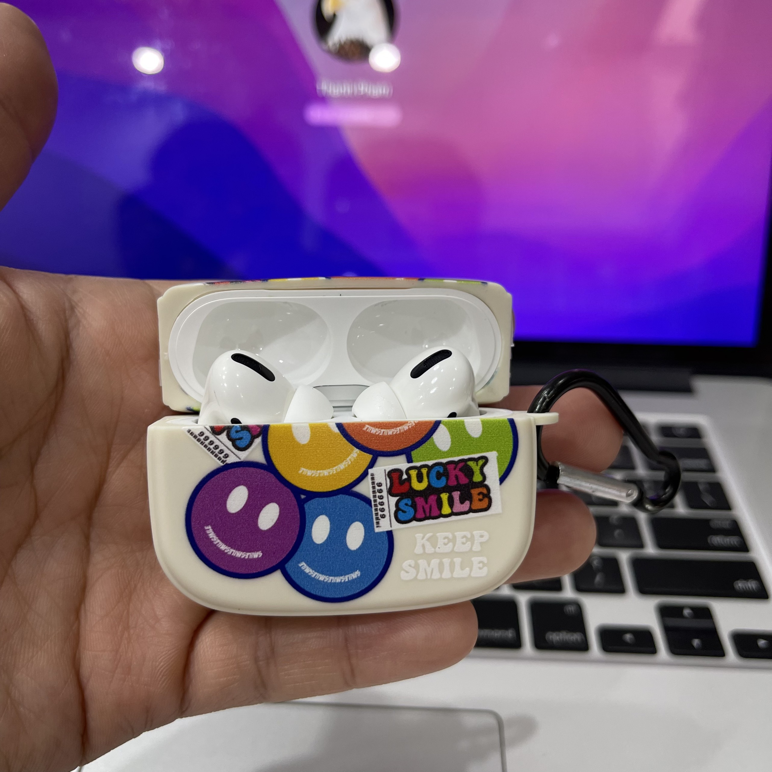 Case Ốp Dành Cho Apple Airpod - Lucky Smile