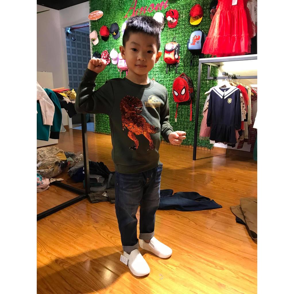 Áo Nỉ Hình Khủng Long Bé Trai