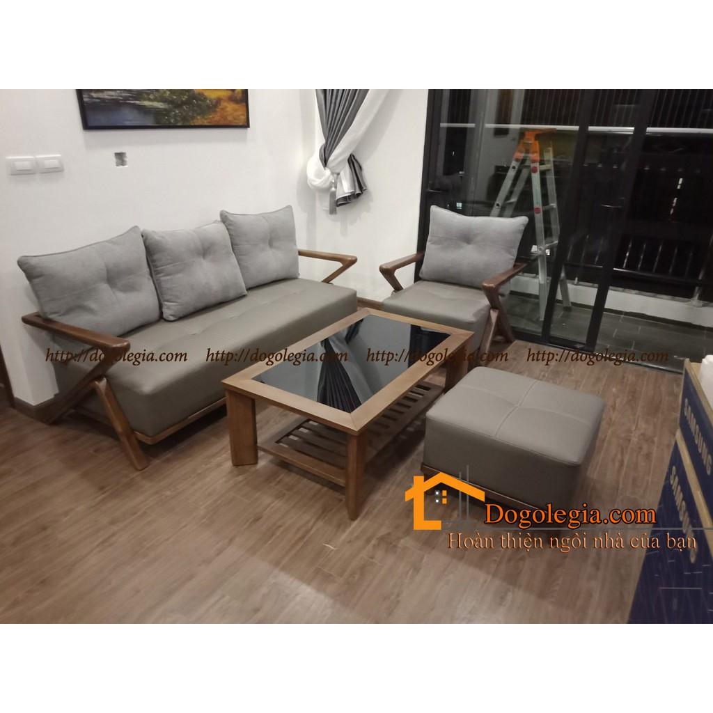 Sofa Gỗ Phòng Khách Phong Cách SG236