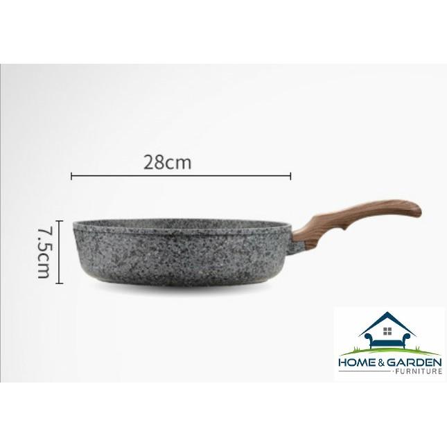 Chảo Chống Dính Granite Cate-Maker Cao Cấp ITALY - Home and Garden
