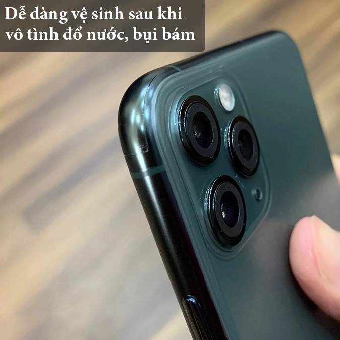 Miếng dán dẻo PPF Full mặt lưng và viền cho iPhone 11 Pro - Hàng nhập khẩu