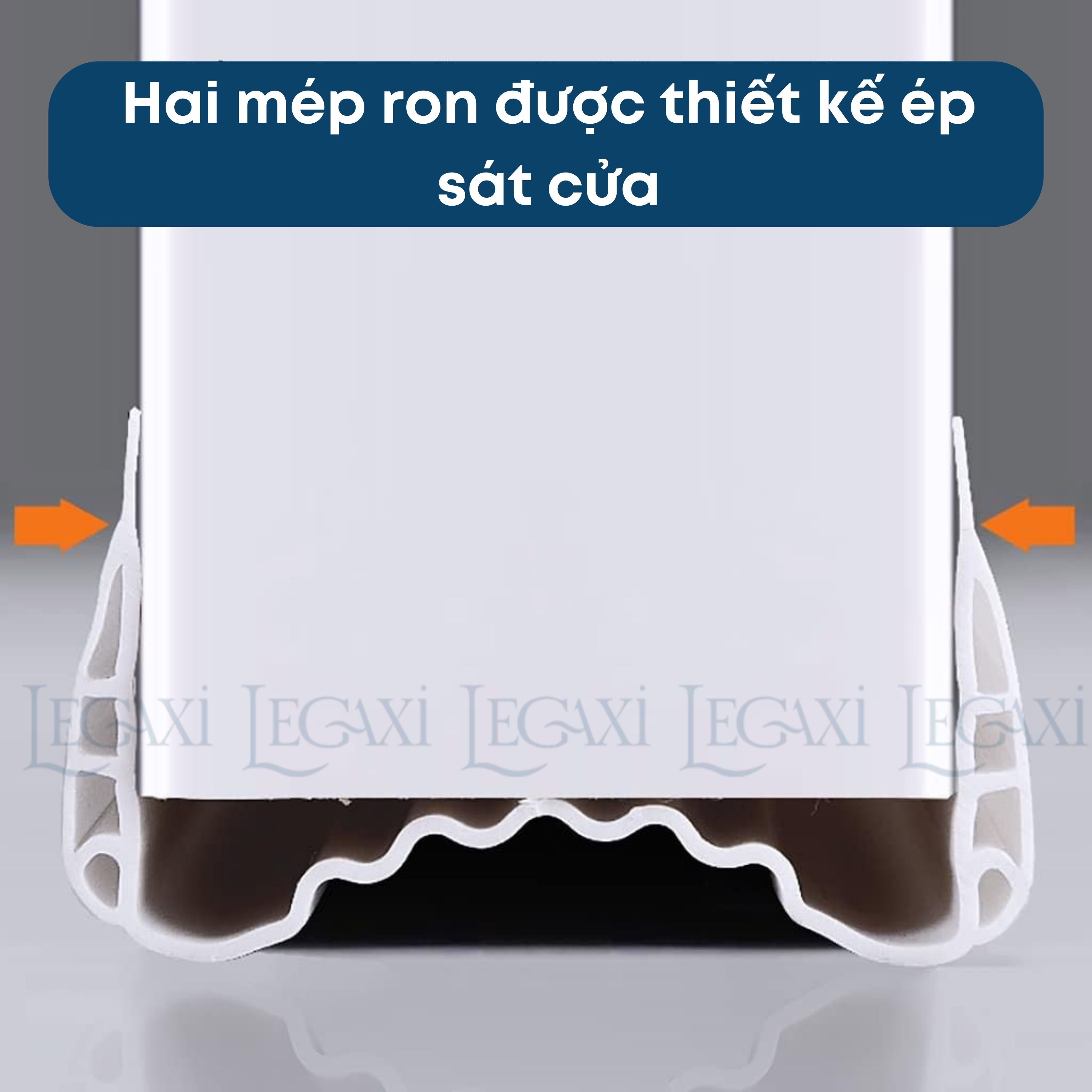 1 Mét ron cửa W, thanh chặn cửa, chắn khe hở chân cửa ngăn côn trùng, bụi, ngắn thoát hơi máy lạnh Legaxi