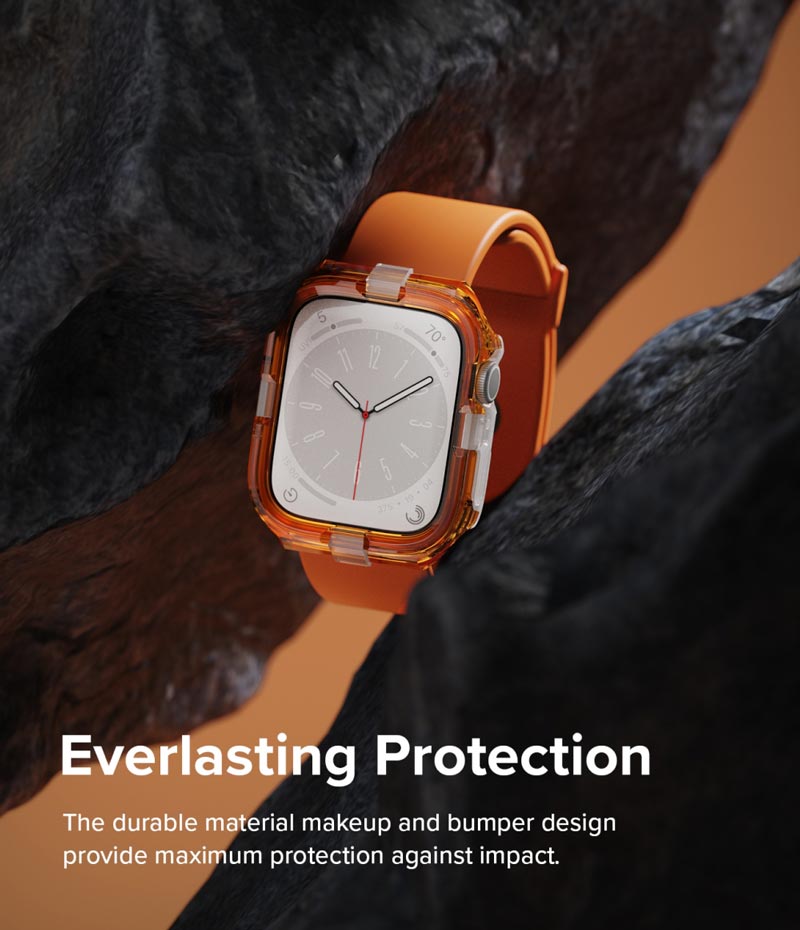 Ốp dành cho Apple Watch 9/8/7 45mm RINGKE Fusion Bumper - Hàng Chính Hãng