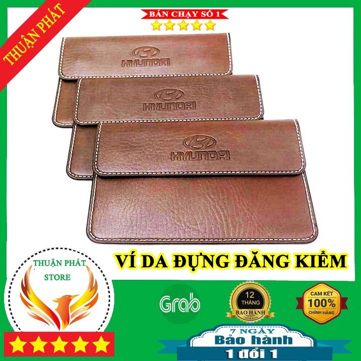 Ví da đựng đăng kiểm giấy tờ xe ô tô