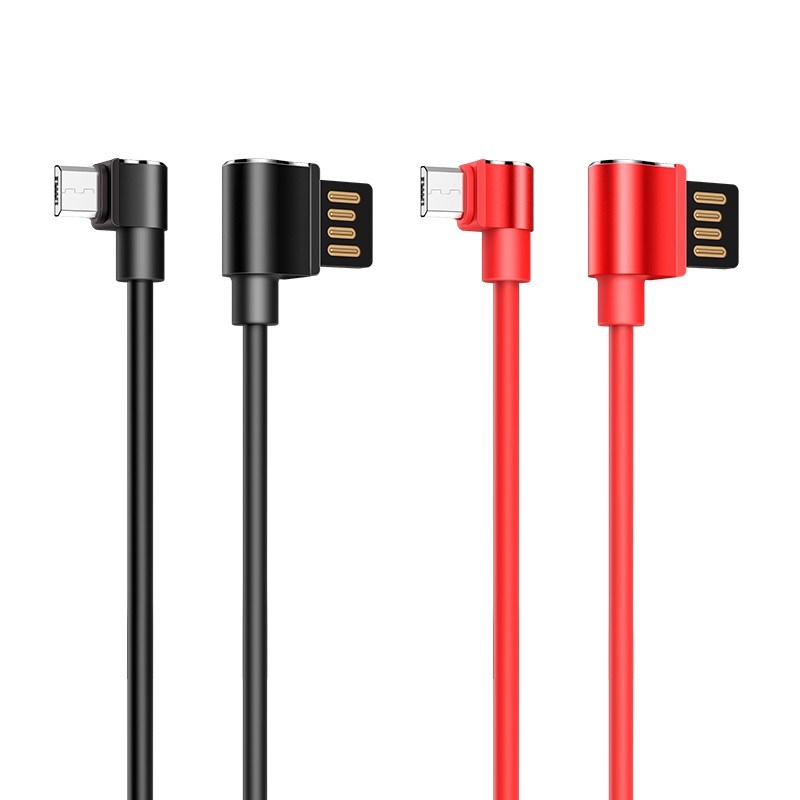 Cáp MicroUSB góc L Hoco U37