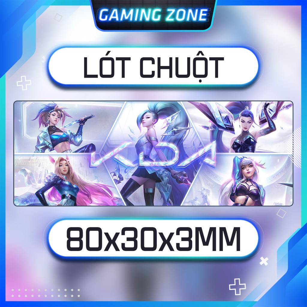 Lót chuột, bàn di chuột chơi game hình KDA LOL 1 chống trượt siêu bền siêu đẹp