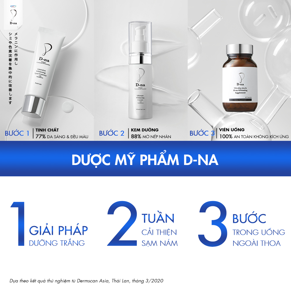 Viên uống sáng da D-na Whitening Supplement