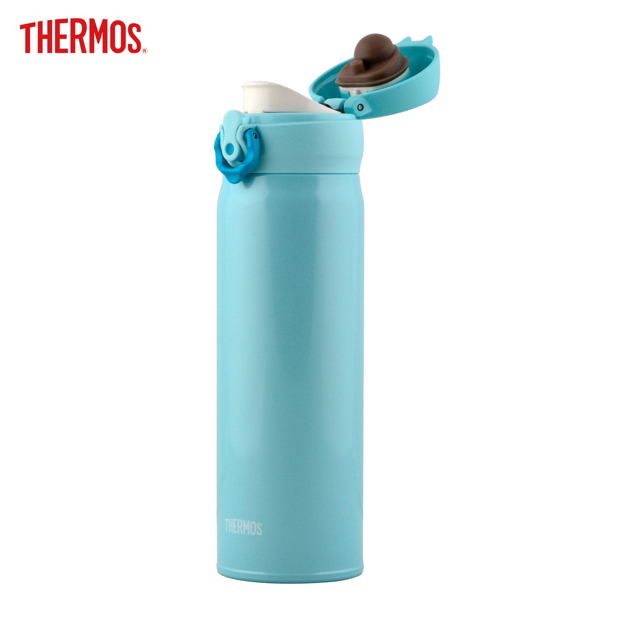 Bình giữ nhiệt Nhật Bản inox Thermos nút bấm 500ml JNL 502 SBR (JNL - 500/2) - Hàng chính hãng