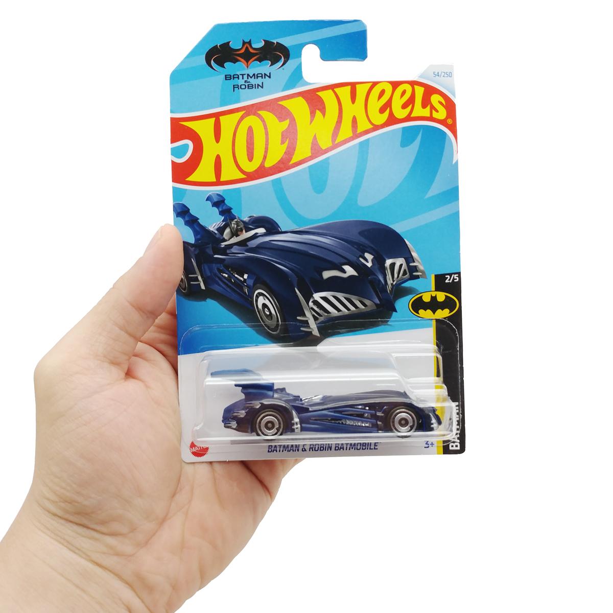 Siêu Xe Hot Wheels C4982 - 54/250 - Batman &amp; Robin Batmobile (Mẫu Màu Giao Ngẫu Nhiên)
