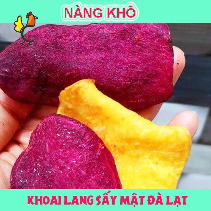 1 Kí khoai lang sấy mật ong đà lạt | trái cây sấy (hàng loại 1 nguyên miếng) | Nàng Khô