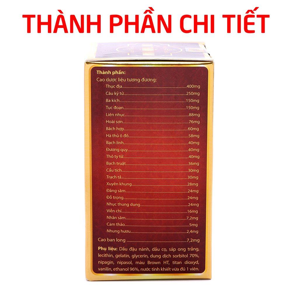 Bổ Thận Nam tăng cường sinh lý nam, bổ thận tráng dương - 30 viên