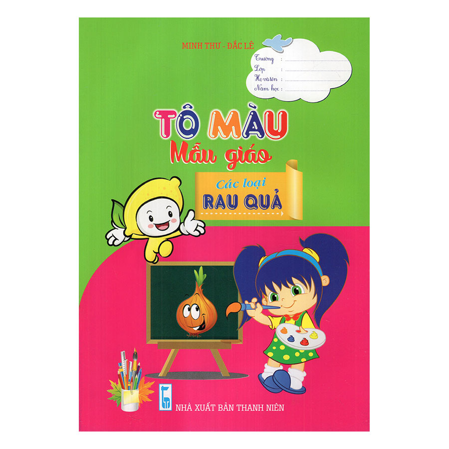 Tô Màu - Mẫu Giáo - Các Loại Rau Quả