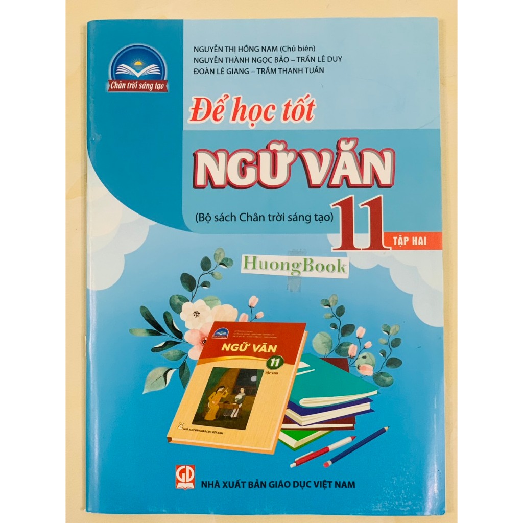 Sách - Combo Để học tốt Ngữ văn 11 - tập 1 + 2 (chân trời sáng tạo) - 2023