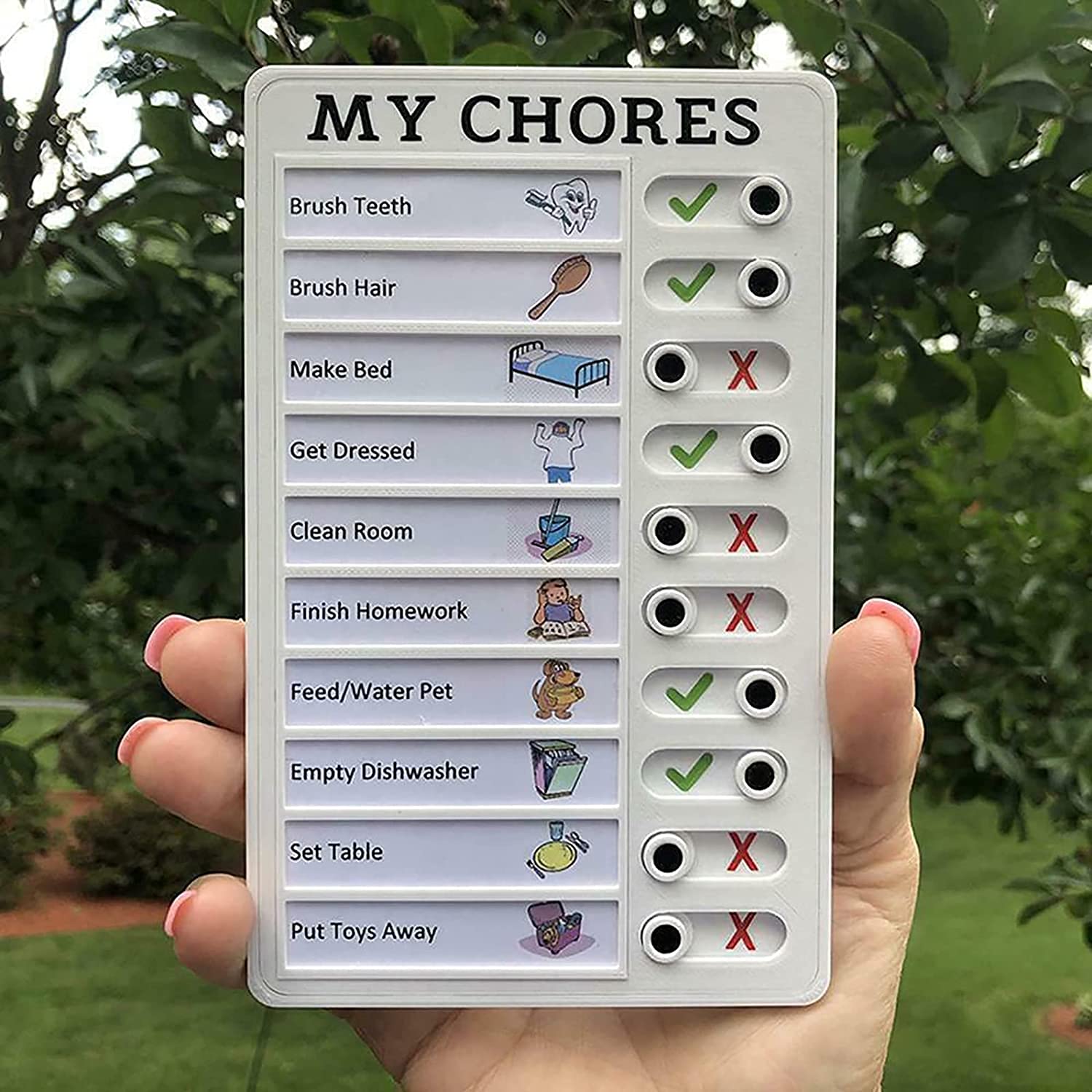 Bảng ghi chú kiểm tra checklist nhanh Memo plastic board