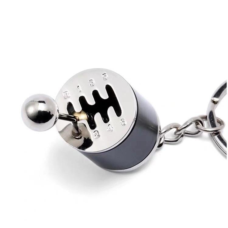 Móc khóa Key Fob MỚI Móc khóa Nam Hộp số Ô tô Keychain Gear Shift Gear Stick Điều chỉnh mô hình Chìa khóa Keyfob Móc chìa khóa Quà tặng màu đen