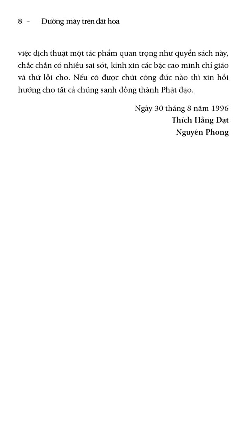 Đường Mây Trên Đất Hoa - Nguyên Phong