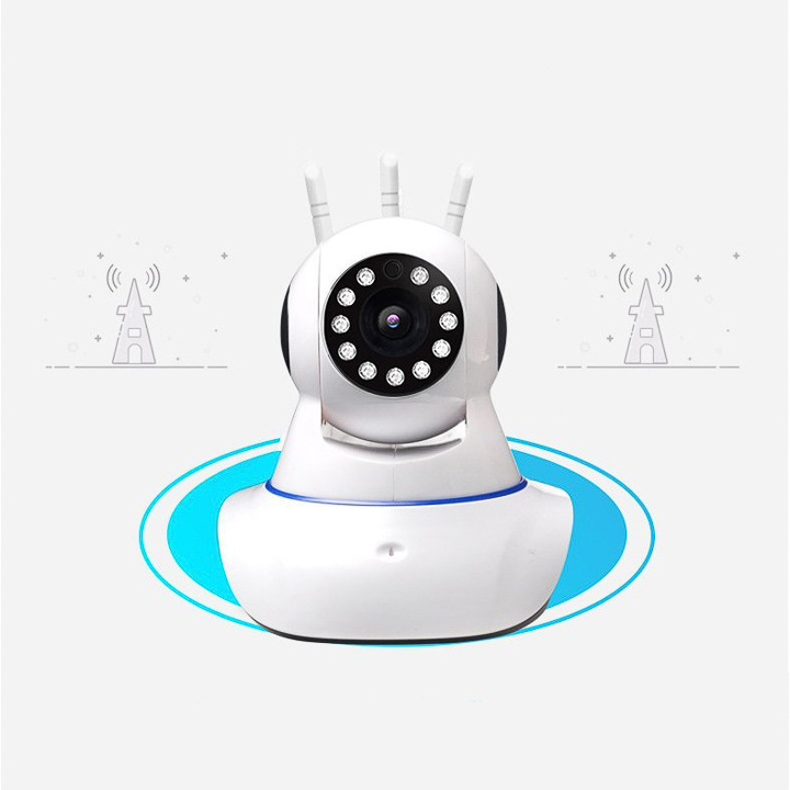 Wireless Camera Pascmio 3 Râu Phiên Bản Mới Wifi Camera Không Dây Di Động Chất Lượng HD Quan Sát Xoay 360 Độ