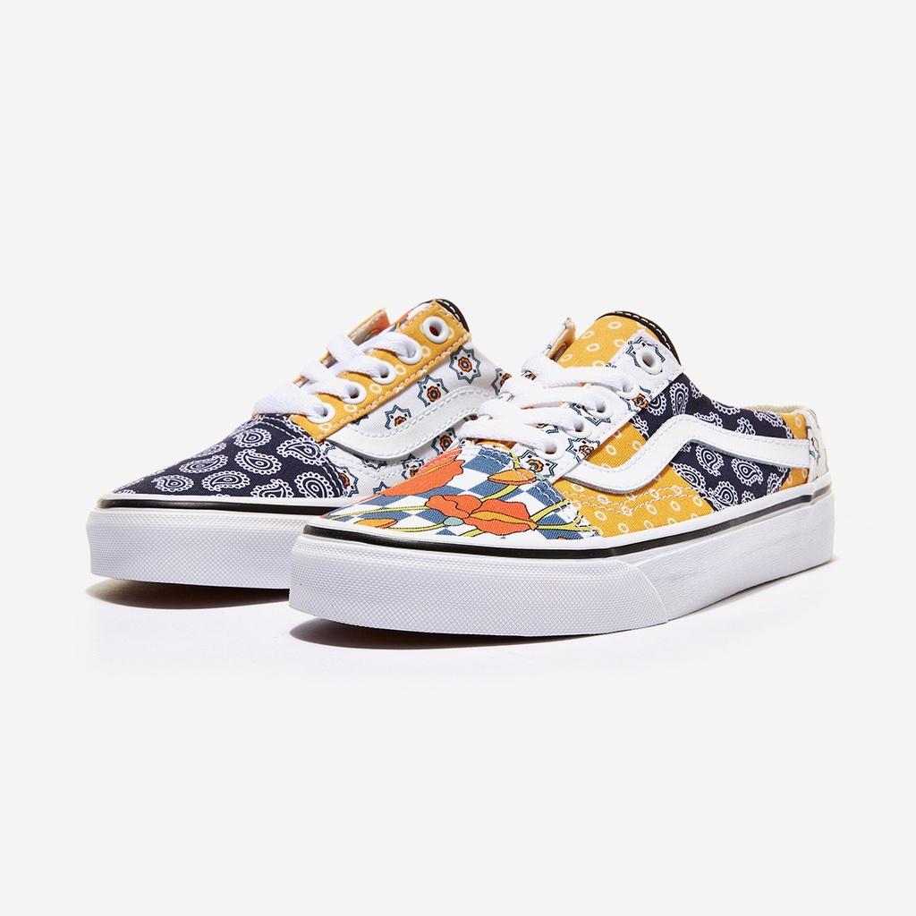 Giày Vans Mule Old Skool Pattern Mix - VN0A4P3Y6V2