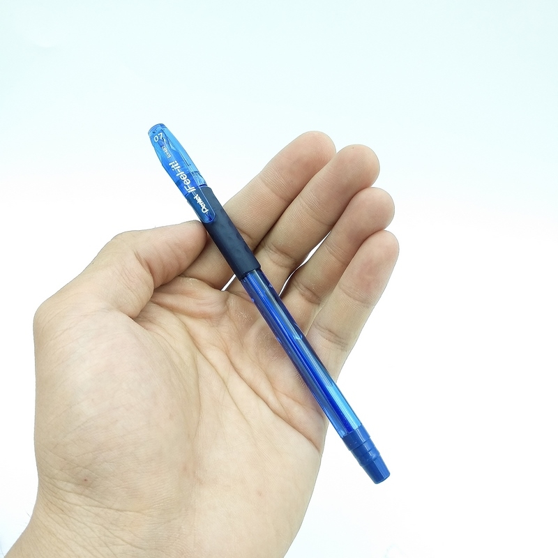 Bộ 2 Bút Bi Nắp Đậy Pentel 0.7 BX487 - Xanh dương