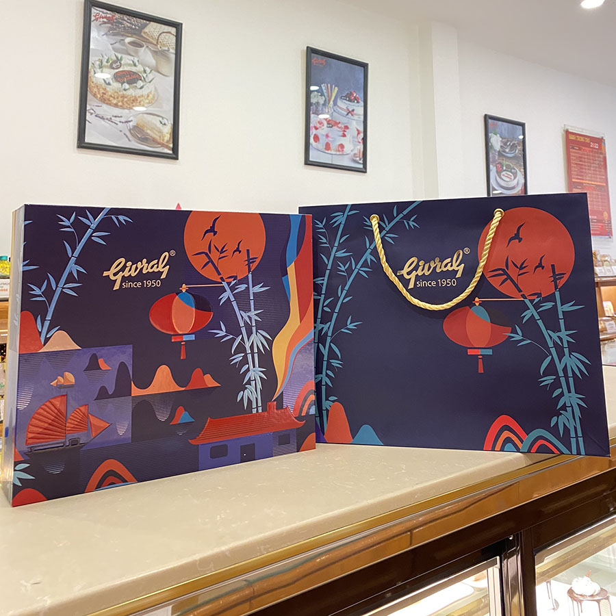 Hộp Bánh Trung Thu Givral Song Lộc Đặc Biệt