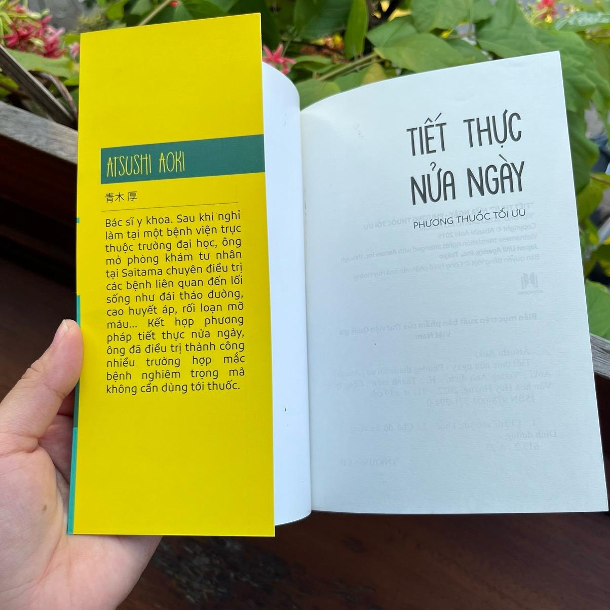 Sách - Tiết Thực Nửa Ngày - Phương Thuốc Tối Ưu - Sách chăm sóc sức khoẻ- 2H Books