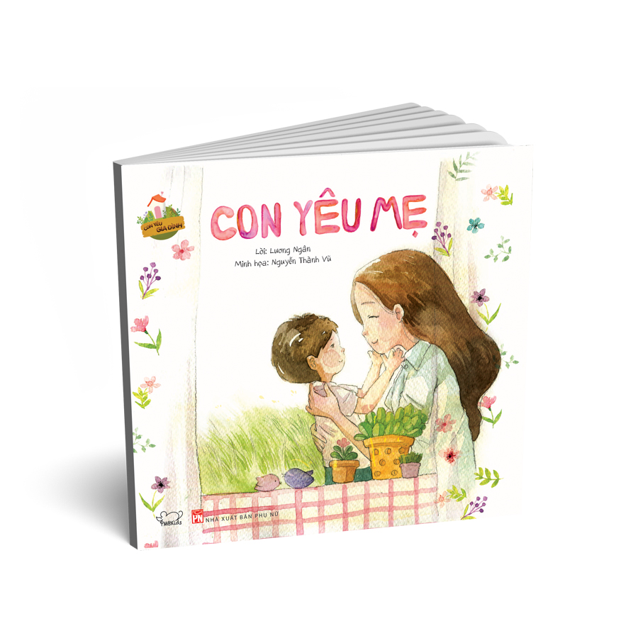 Combo sách phát triển EQ cho bé: bộ thơ Con yêu cha + Con yêu mẹ (2 cuốn)