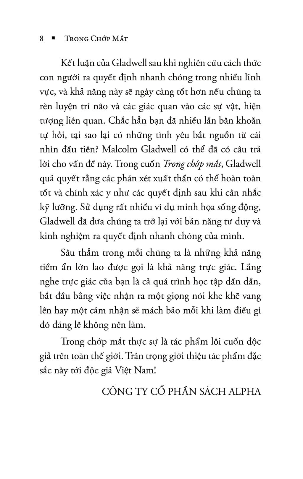 Trong Chớp Mắt - Blink (Tái Bản 2023)