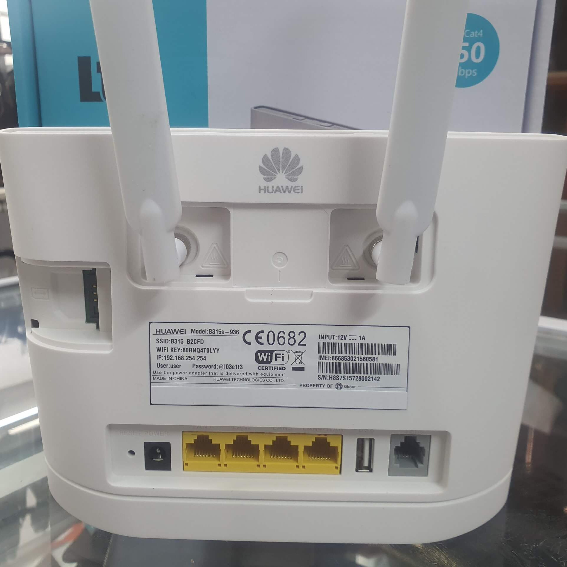 Hình ảnh Huawei B315 Bộ Phát Wifi 4G Tốc Độ Cao Kết Nối 32 Thiết Bị - Hỗ Trợ Cổng LAN - Tặng Kèm Ăng Ten Thu Phát Sóng Cực Khỏe - Hàng Nhập Khẩu