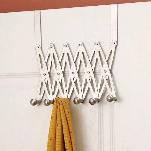 MÓC TREO ĐỒ SAU CỬA INOX HÌNH ZICZAC CO DÃN