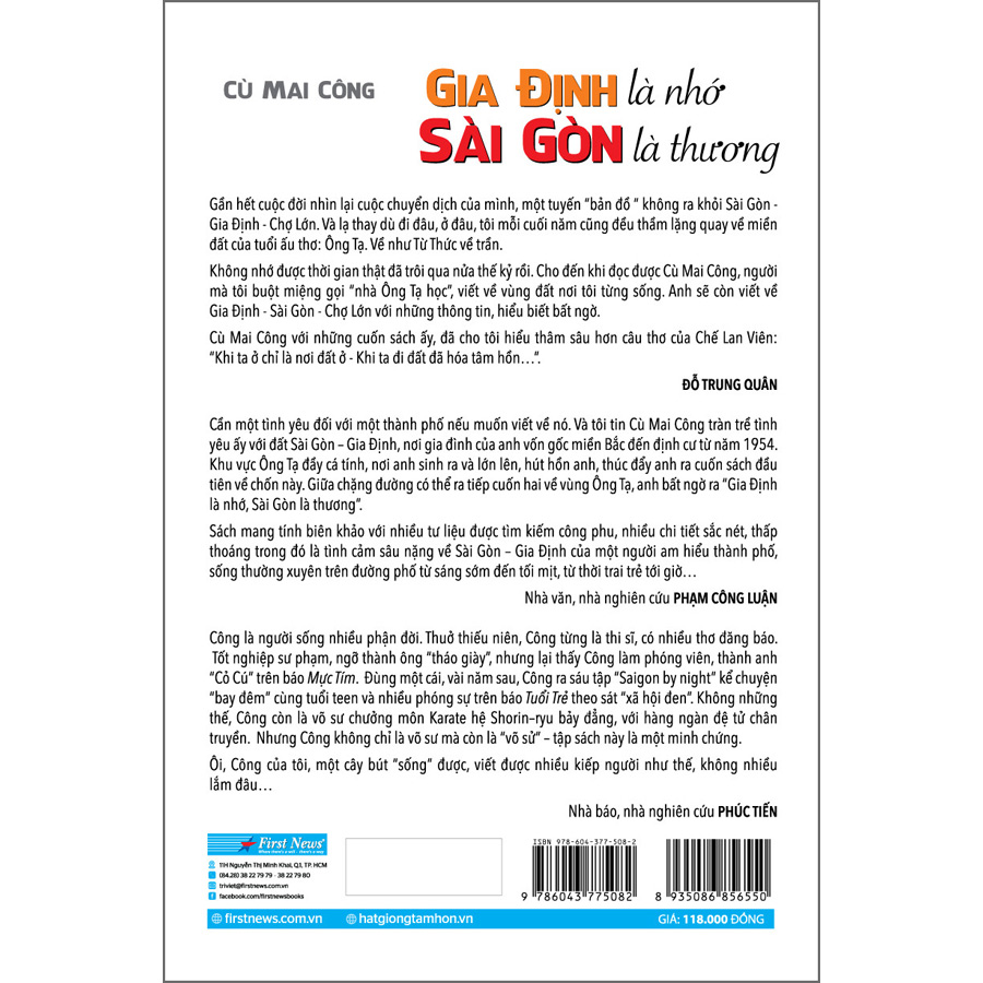 Gia Định Là Nhớ - Sài Gòn Là Thương