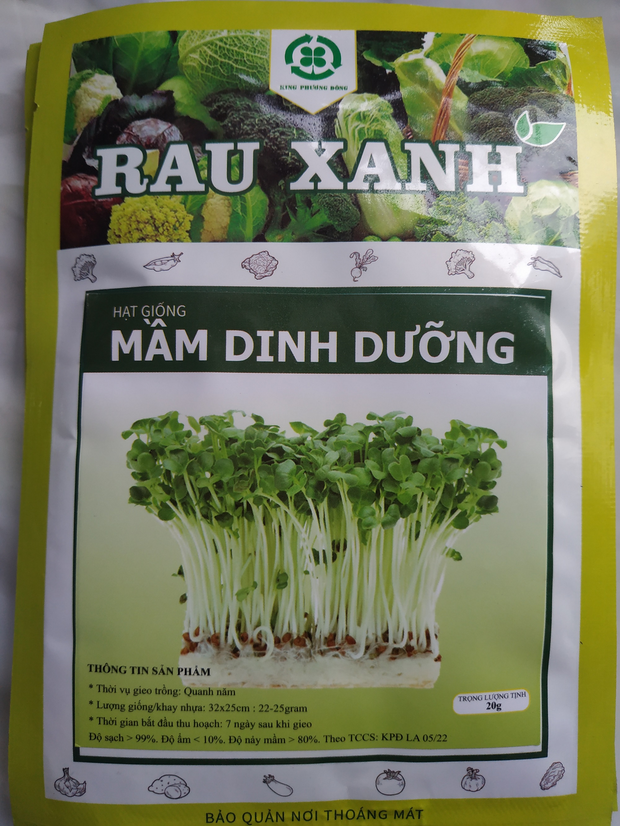 Hạt giống MẦM DINH DƯỠNG - gói 20 gram