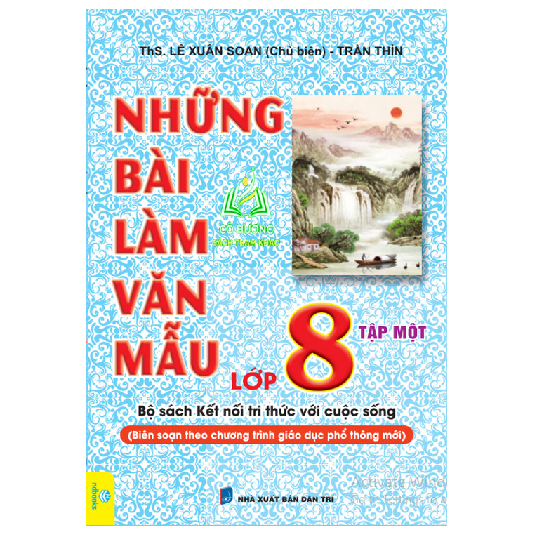 Sách - Những Bài Làm Văn Mẫu Lớp 8  - Bộ sách Kết Nối tri thức và cuộc sống