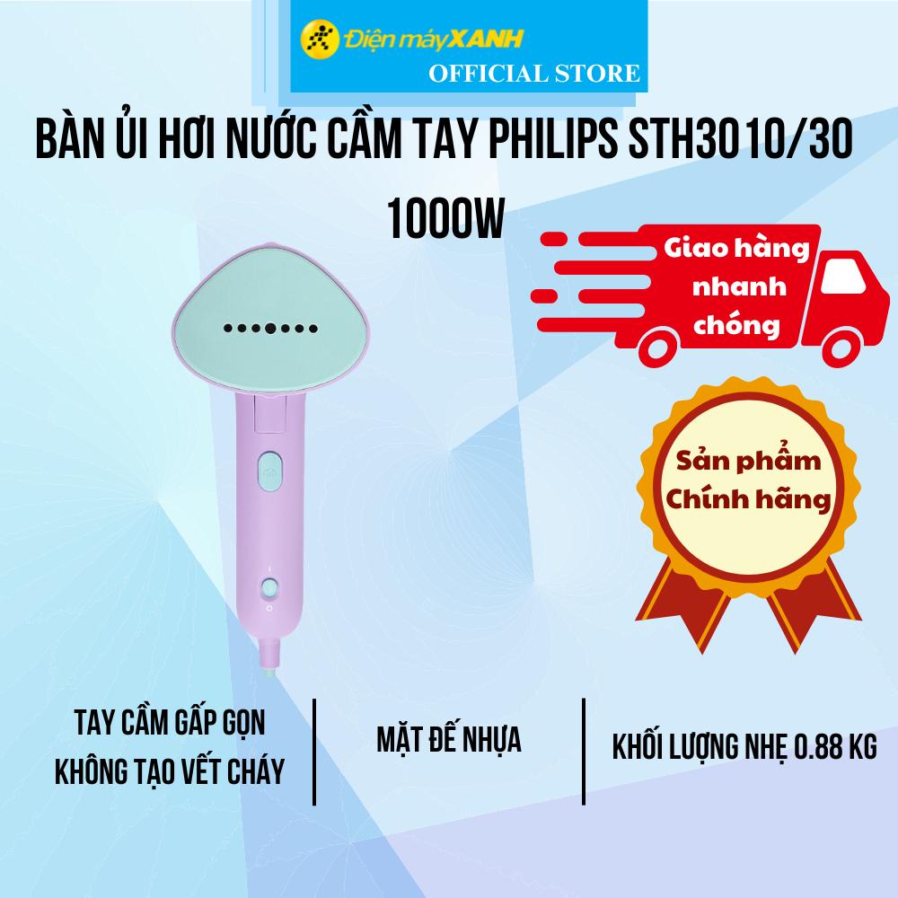 Bàn ủi hơi nước cầm tay Philips STH3010/30 1000W - Hàng Chính Hãng
