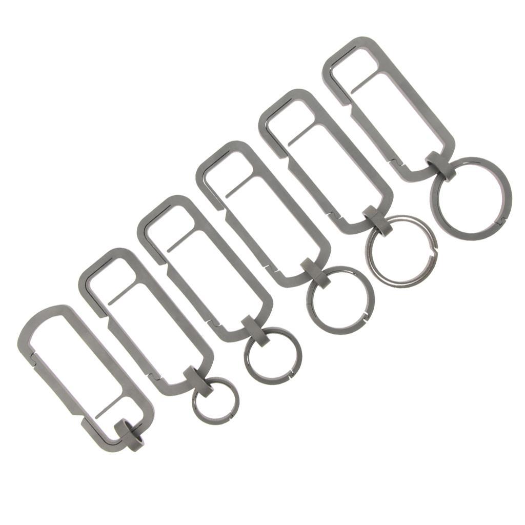 Key Chain Ring Carabiner Hook Belt Buckle Outdoor